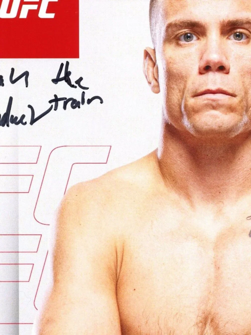 Nate Landwehr Signed UFC Photo 8.5x11 Autograph MMA Proof COA